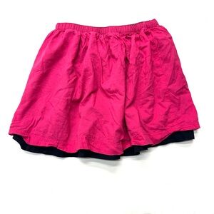 Primary Reversible Navy Blue and Hot Pink A-Line Skirt